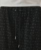 BELLOL Flower Pintuck Pants Black