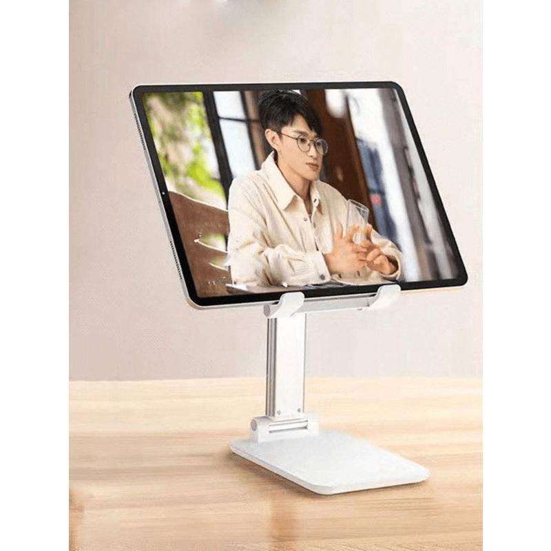 Multifunctional Adjustable Phone Stand - Portable Foldable Desktop & Bedside Tablet Holder  for  Watching ,  Reading,