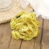 AWAYTR Polka Dot Rose Hair Claws Fashion Fabric Floral Hair Clips Crab For Girl Gift Hair Accessories Valentine Headwear