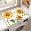 Retro Washing Machine Covers Kitchen Absorbent Coffee Machine Refrigerator Cover Pad Drain Pad Microwave Oven Insulation Pad