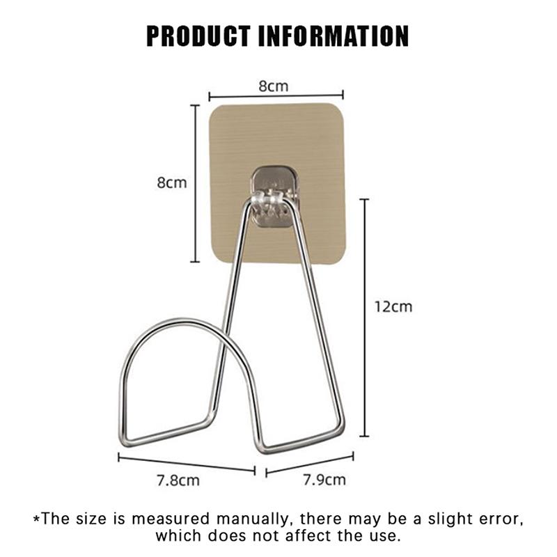 Motorcycle Helmet Rack Wall Mount Metal Bike Helmet Holder Mount Stainless Steel Bicycle Helmet Display Hanger Stand