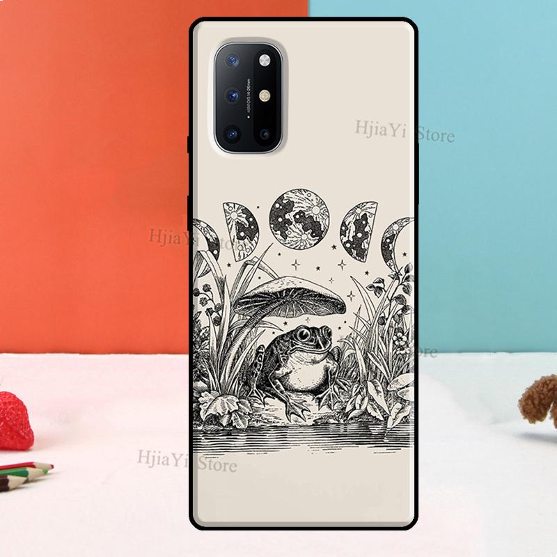 Occult Witchcraft Moon Gothic Witch Case For Realme GT Master GT Neo 2 8i 9i 8 Pro C21 Cover For OnePlus 9R 8T Nord2 9 10 Pro