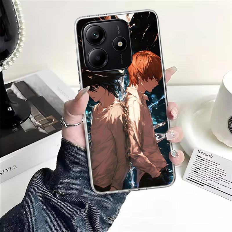 N-Note D-Death Anime Ryuk Soft Phone Case For Xiaomi Redmi Note 15 14 14S 13 12 Pro Plus 12S 11 11S 11E 10 10S 11T 5G Fundas Coq