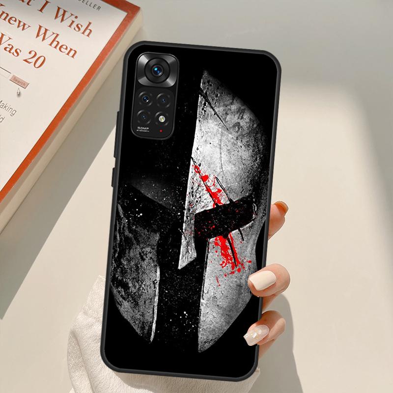 Spartan For Redmi 10A 10C 9A 9C 9T K40 K50 Gaming Phone Case For Redmi Note 11S 10S 9S 9 10 11 Pro