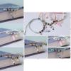 Minimalist Cat Charm Bracelet With Alloy And Woven Cord For Womens Fashion And Gift