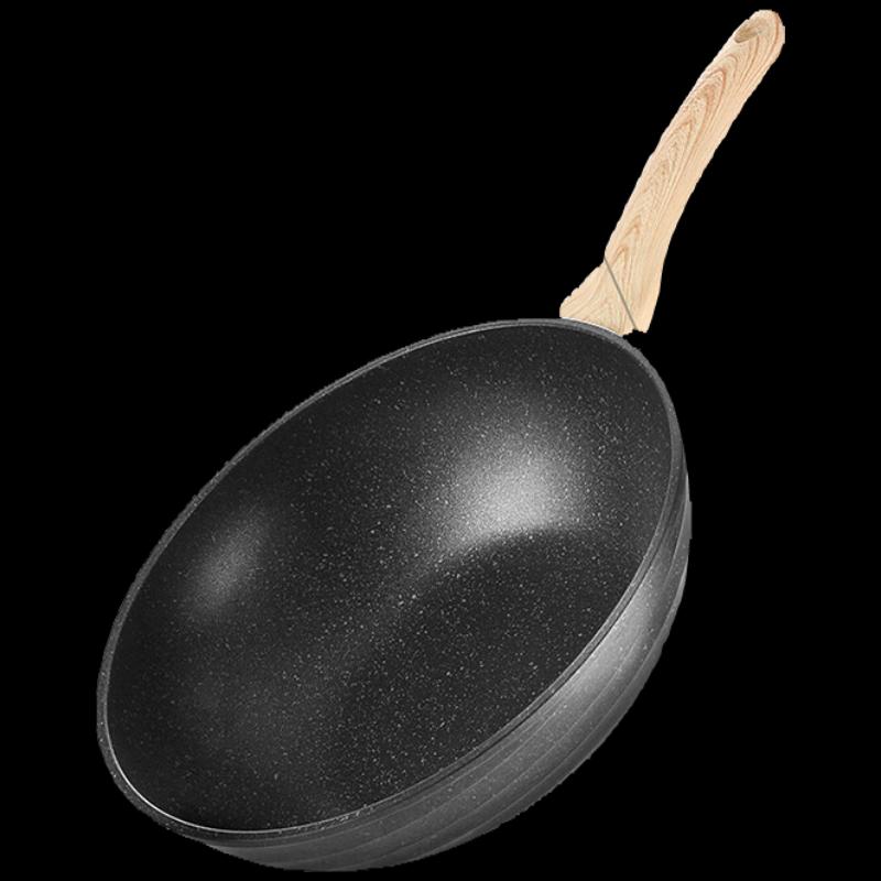 COOKER KING 30cm Non-stick Obsidian Maifan Stone Wok