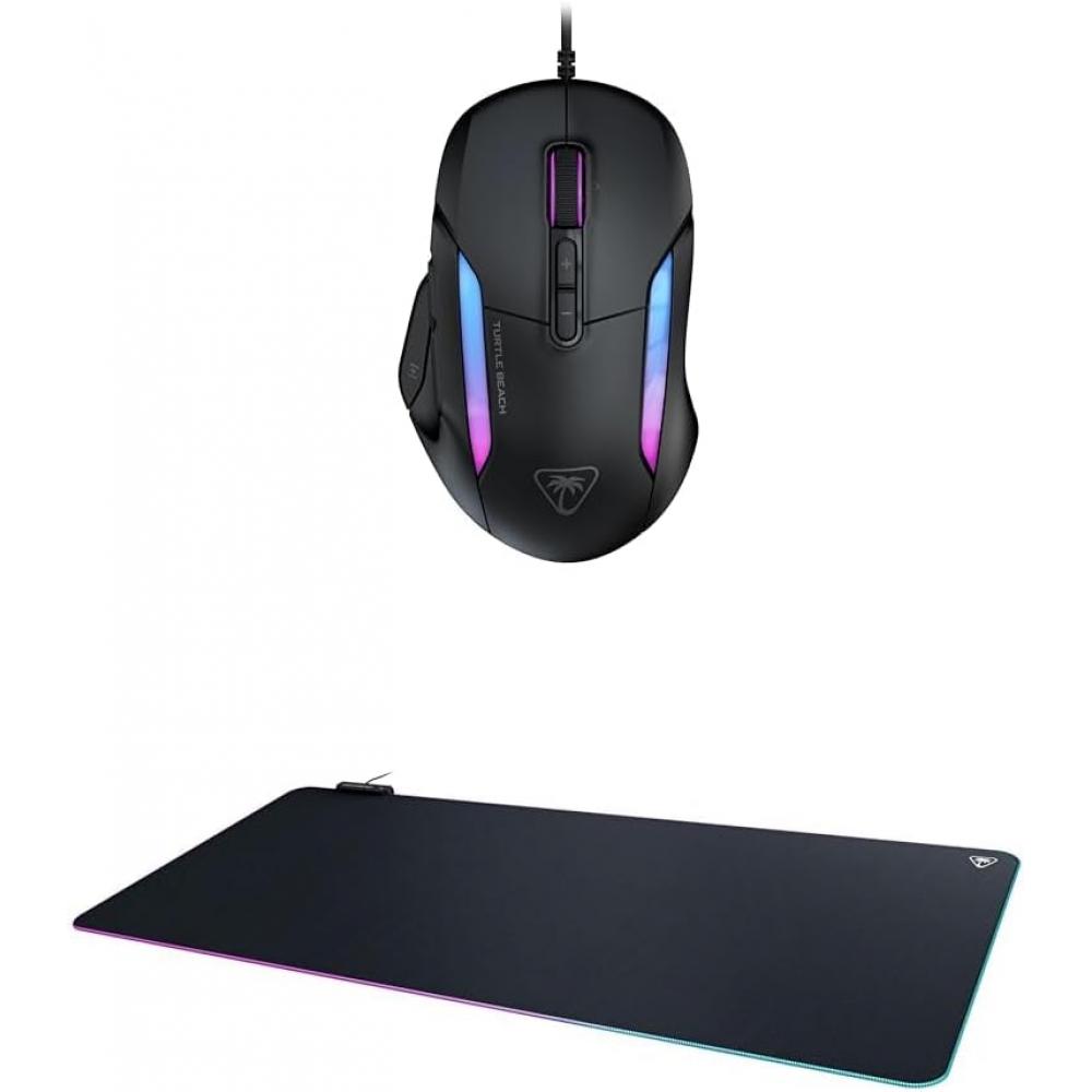 Turtle Beach Проводной RGB Большой Коврик для Мыши Набор Kone Ii Черный