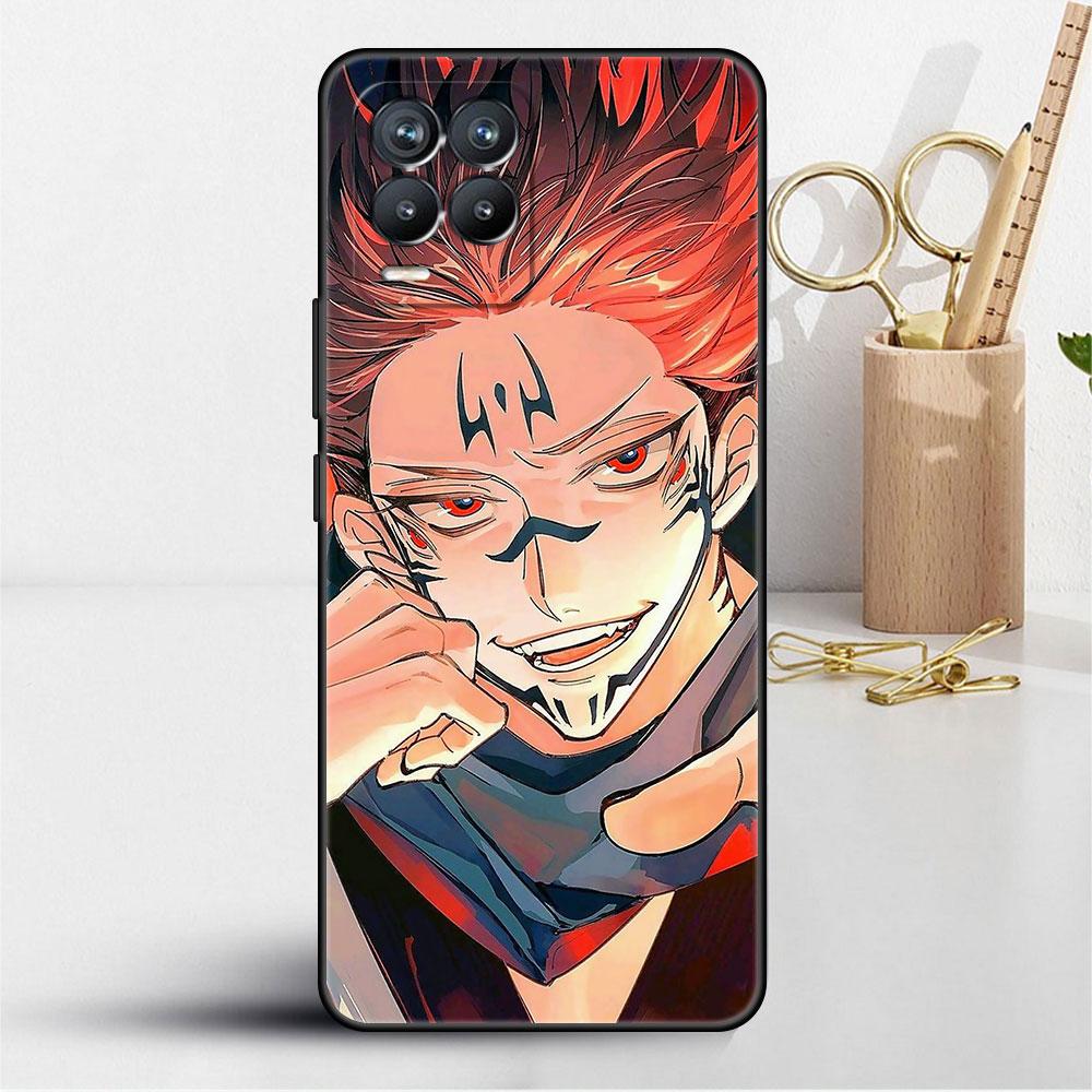 Case For Realme 8 C21y GT Neo 2 3 8i C21 7 C11 6 C12 C35 C3 GT 9 Pro C12 Silicone TPU Phone Cover Cute Jujutsu Kaisen Cool