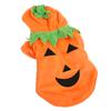 Halloween Pumpkin Dog Clothes Cute Warm Dog Costume for Medium Large Dogs Autumn Winter Orange XL