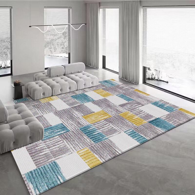 Fashionable and high-end carpet, living room sofa and coffee table carpet, light luxury Nordic minimalist carpet