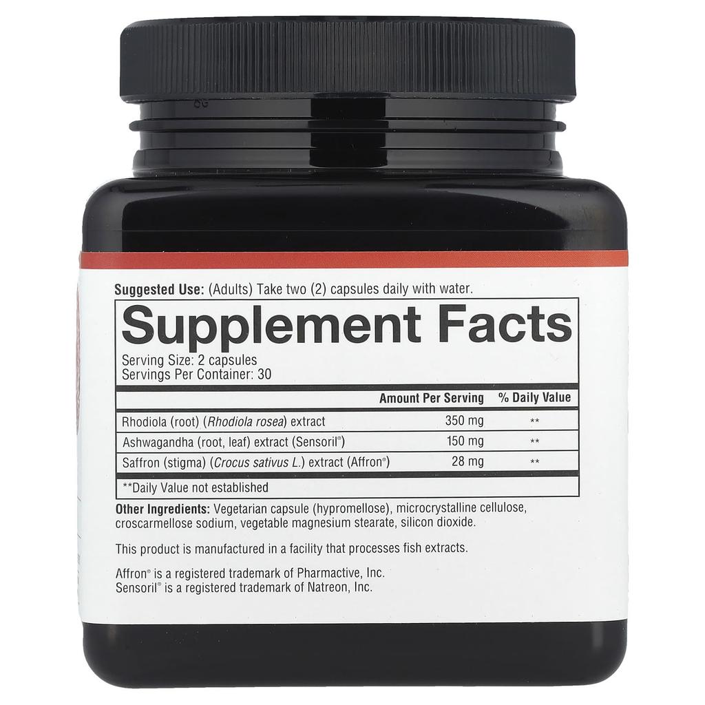 Saffron, 60 capsules