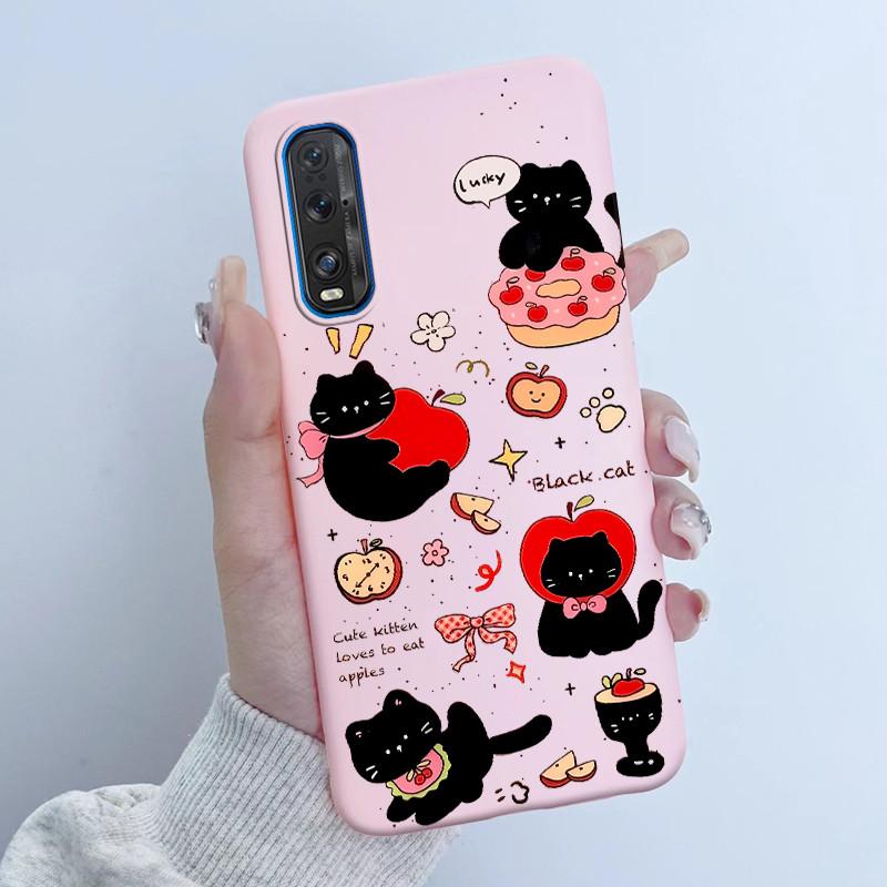 For Oppo Find X2 X 2 Pro Phone Case Butterfly Flower Girl Design Soft Silicone TPU Back Housing for Oppo Find X2 Pro X2Pro Cover
