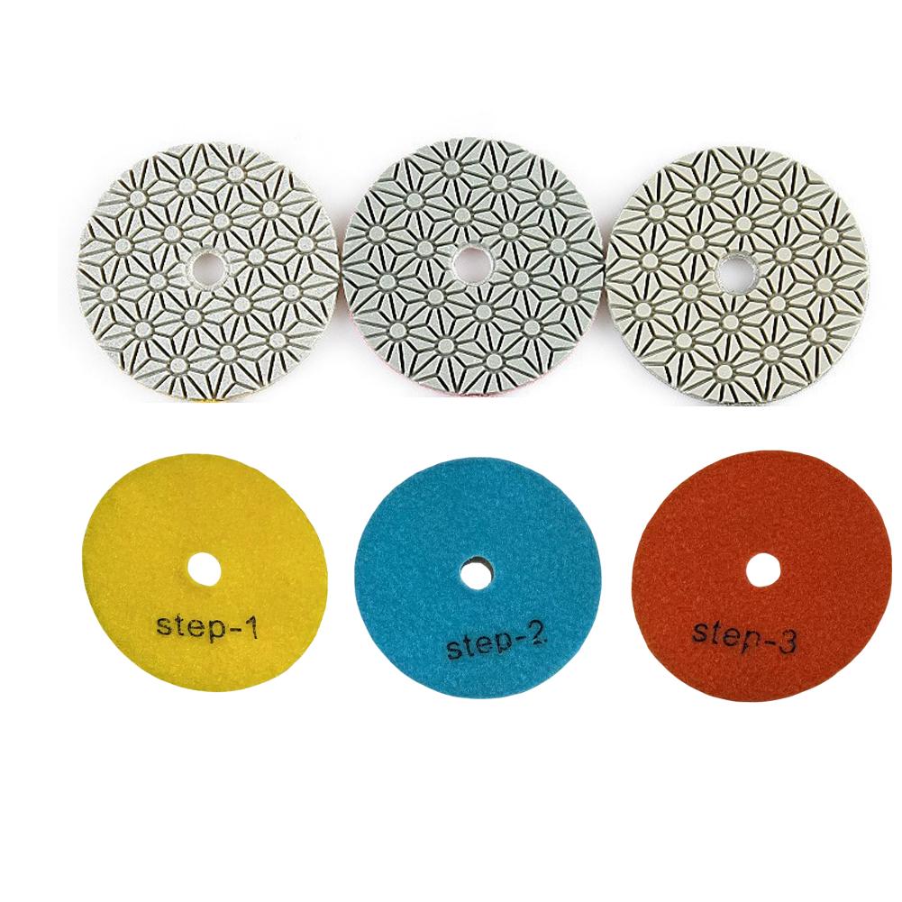 Wet Dry Inch Polishing Pad Abrasives Tools Diamond Polishing Pad Set