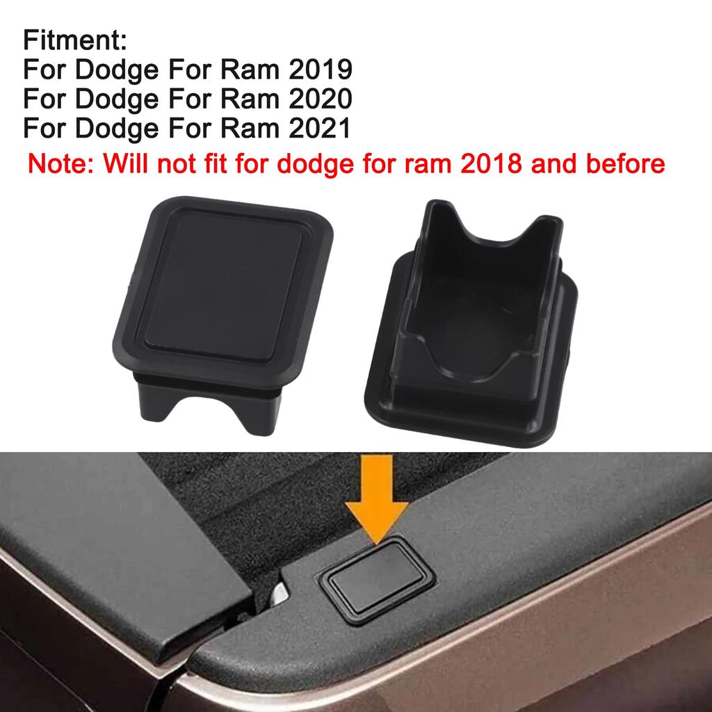 For Truck Bed Rail Protection Car Rail Pile Cover Car Rail Pile Cover 2019-2024 Cover Cap Hole Plug For Dodge For RAM 1500 2500
