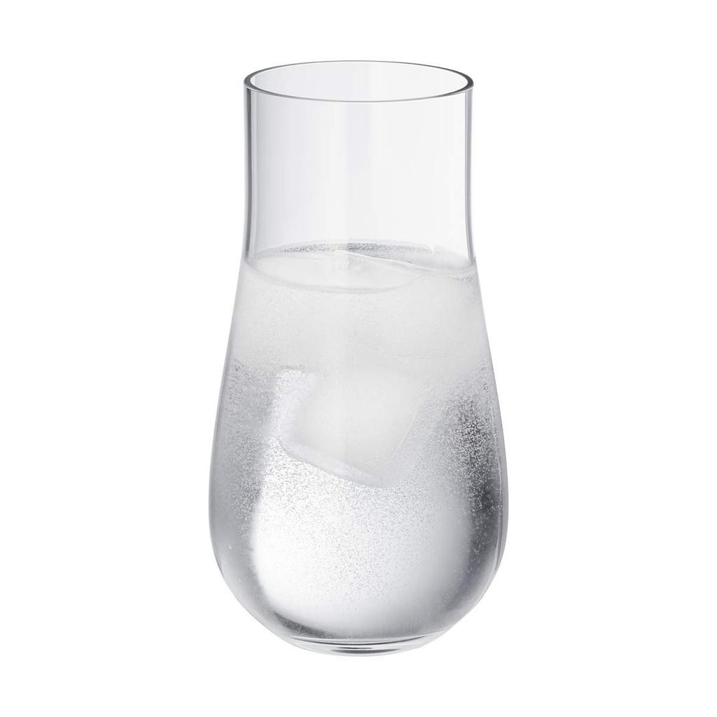 Georg Jensen SKY Clear Glasses, Tall Size, Set of 6, Diameter: 8cm, Height: 15cm, Capacity: 450ml, Product Number: 10019203