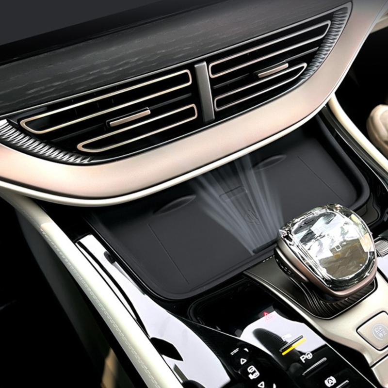 Wireless Chargers Pad Automotive Interior Accessory Anti Slip Mat Protection Soft Silicone Pad for DENZA D9 Flexible Pad