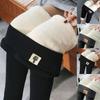 Winter Faux Warm Cashmere Pants High Waist Skinny Thick Women Trousers Leggings
