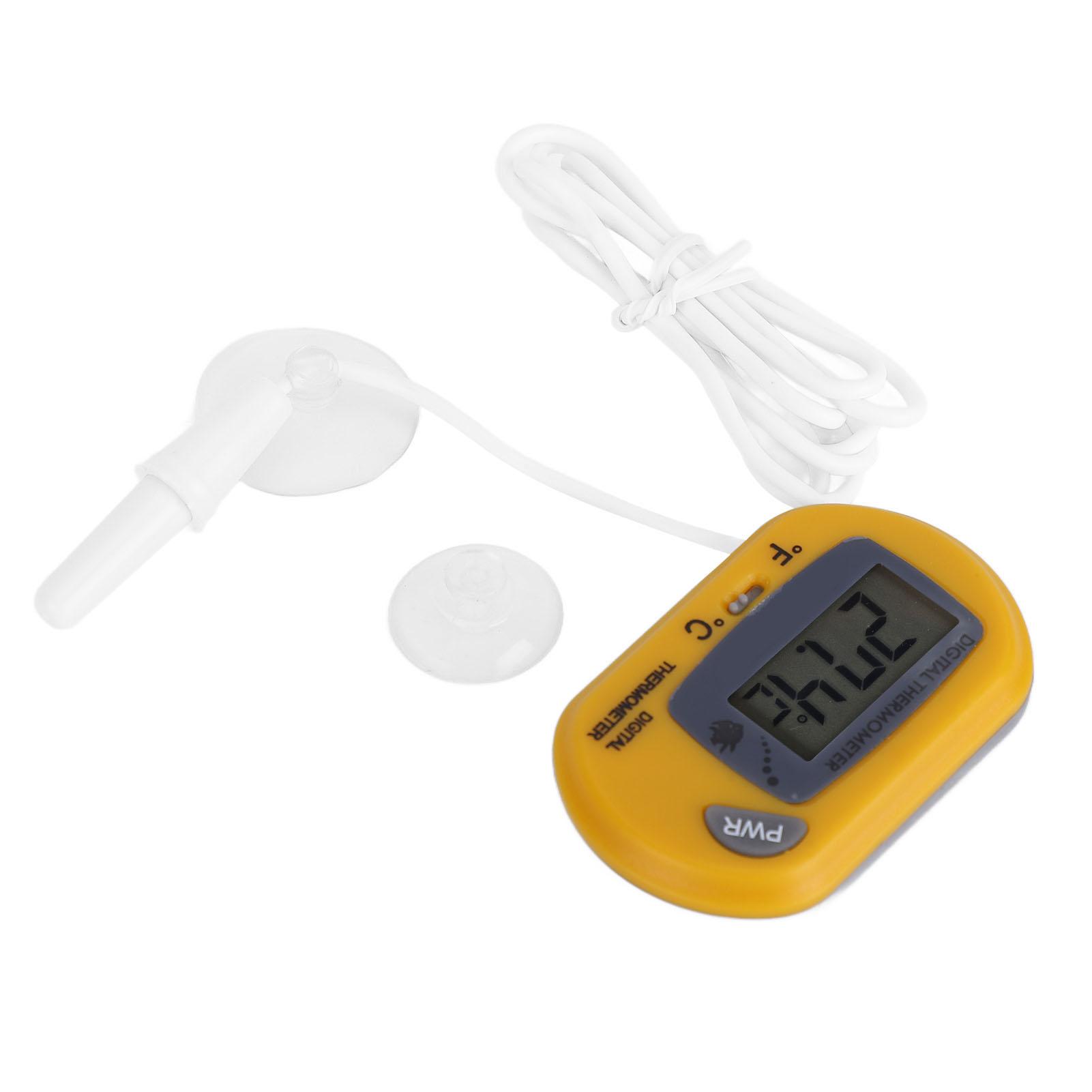 LCD Digital Aquarium Thermometer Convenient Large Clear Screen   Fish   Thermometer