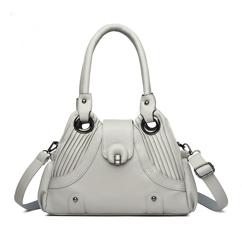 

Сумка женская универсальная на плечо через плечо светло-серый