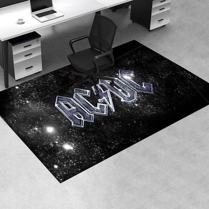 AC/DC Band Logo Music Poster Print Wall Art DecorOffice Mat Home Decor Gift For Halloween & Christmas LC23