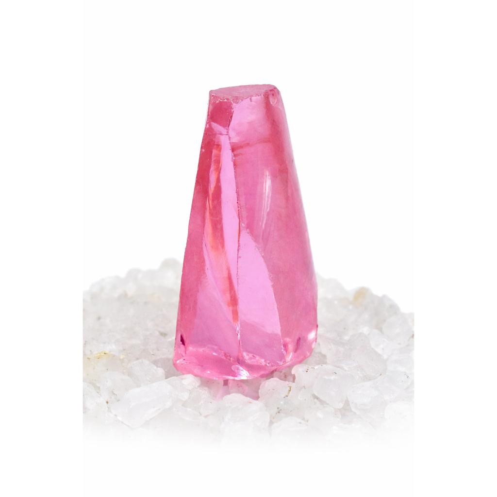 Naturalny Różowy Szafir Nieoszlifowany Surowy 269,55 Karat Luźny Kamień Szlachetny CERTYFIKOWANY AR-3402-S