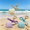 Yogodlns Seaside Shell Faux Leather Mini Backpack Hanging Handbag Pendant Bag Pendant Bags Accessories