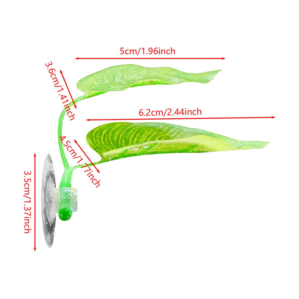 Artificial Aquarium Decor Plants Plastic Leaf for Aquarium Fish Tank Aquascape Decorative Plants for Fish Tanks Aquarium Basins