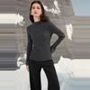 ELLE French Lazy Style Gray Split Fashion Pullover Design Casual Versatile Comfortable Long Sleeve Knit Top Sweater Women tops L8WZT653