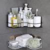 Metal Bathroom Shelf Stainless Steel Shampoo Storage Rack Durable Toilet Organizer  for Kitchen