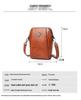 Wasserdichte Crossbody-Tasche im Retro-Stil für Damen - Mini-Handy & Große Kapazität Toilettenartikel-Umhängetasche