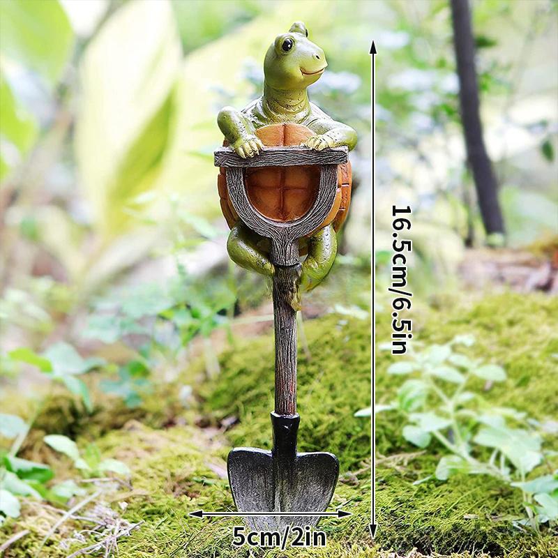 Micro Landscape Ornaments Creative Resin Frog Rabbit Turtle Dwarf Sculpture Outdoor Garden Craft Statue Decoration Figurine