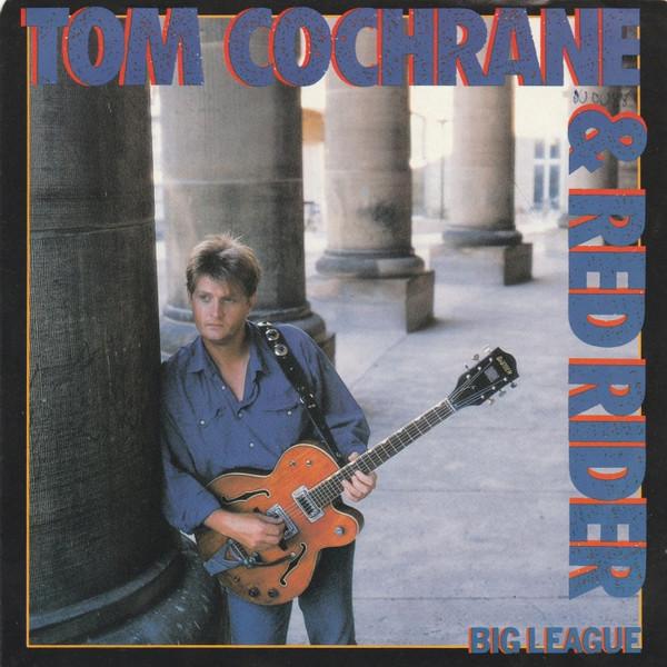 7-дюймовая пластинка TOM COCHRANE RED RIDER Big League B73068 Capitol Records 1988 Канада Рок Б/у