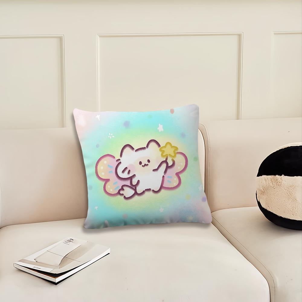 Cartoon Dog cute Lucky cushion cover Pillow Cover Decoration Room Home Sofa living Office Car Nordic Simplicity