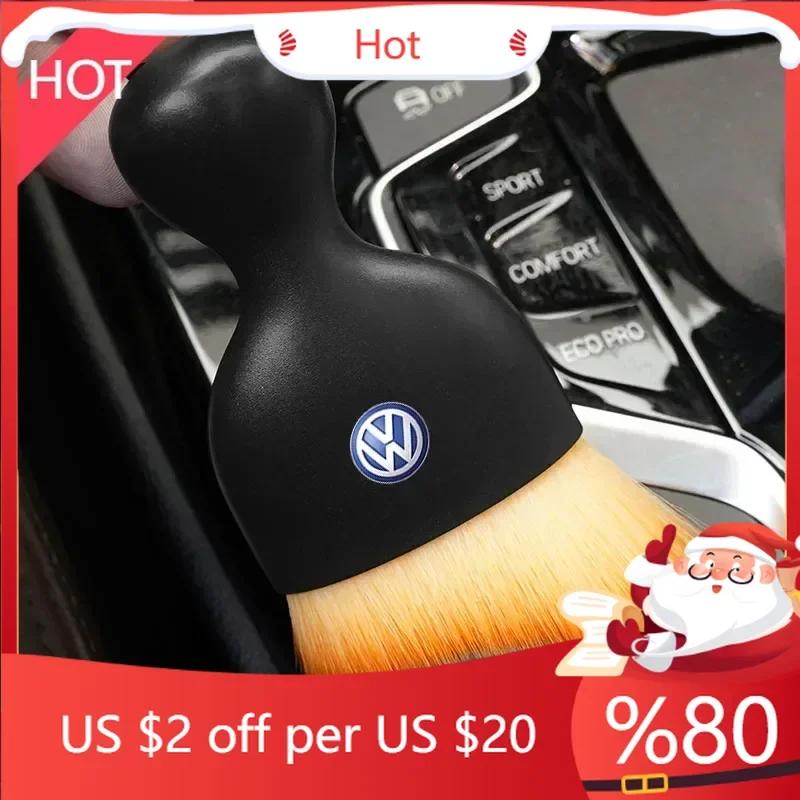 Für VW Neuwagen Innenraumreinigung Weiche Bürste Werkzeug Staubentferner Für Volkswagen Sagitar R Scirocco Teramont Beetle T-ROC GTI Lama