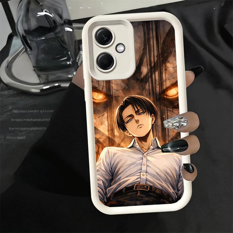 Phone Case for Xiaomi Redmi Note 15 14 13 Pro Plus A-Attack On T-Titan Levi Shell 12S 11 11S 11T 5G 14S Soft Silicone Funda