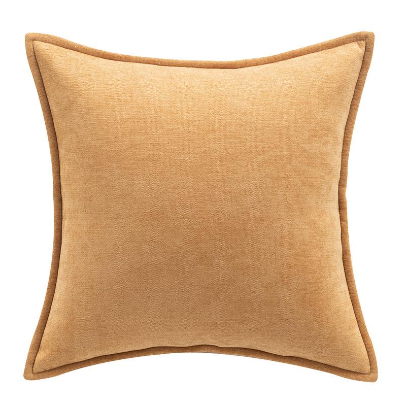 Chenille Large Back Cushion Cover - Luxurious Sofa or Bedside Pillow (Insert Not Included)