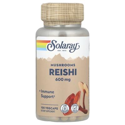 Ciupercă Reishi, 600mg, 100 Capsule Vegetale