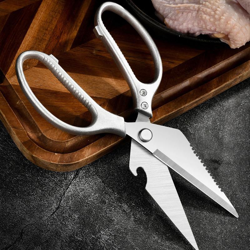 Kitchen Scissors Powerful Chicken Bone Scissors Stainless Steel Seafood Fish Scissors Cooking Tools