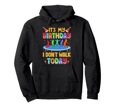 Trampoline Lover Birthday Party Jump Celebration Kids Hoodie