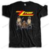 Cotton Tshirt Men Crew Neck Tops Classic ZZ Rock Band Funny Fashion Shubuzhi Casual Unisex Teeshirt Euro Size Brand Clothing