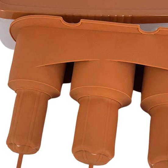 Cylinder Ice Cube Tray for 30Oz-40Oz Tumbler BPA-Free Slow Melting Ice Mold with Lid And Bin Easy Release Ice Maker for Whiskey Cocktail