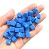 50Pcsset Solid Color Gold Black Blank Cube Square Corner Acrylic Dice Chess Piece Right Angle Sieve 8Mm Cube For Board Game