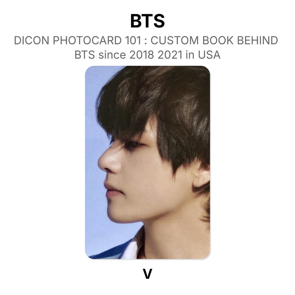 BTS DICON PHOTOCARD 101 : CUSTOM BOOK BEHIND BTS Since 2018 2021 In USA Official Photocard