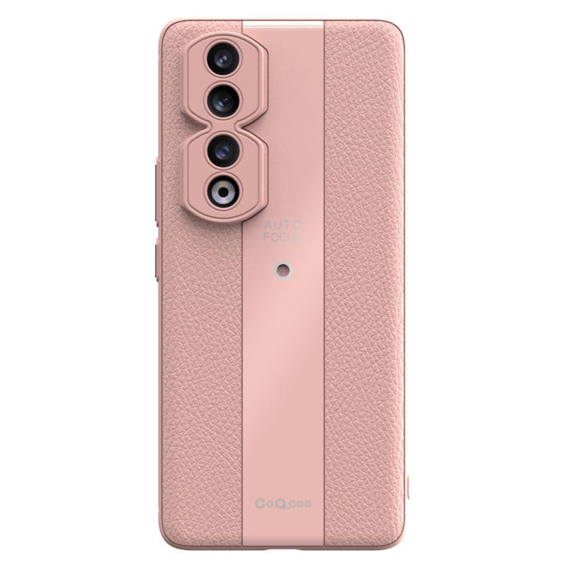 

Q.COO Чохол для Honor 90 PU Шкіра+ТПУ+Акрил Нековзкий Чохол для Смартфона Pink