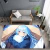 Demon Slime Rimuru Tempest  Floor Mat Bathroom Mat Kids Room Bedroom Decoration Balcony Anti-Slip Doormat Living Room Welcome