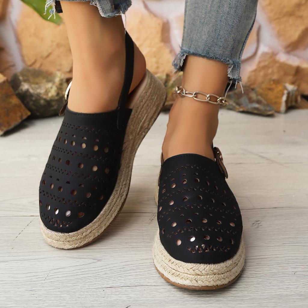 Fashion Women Sandals Hollow Out Breathable Slippers Summer Outdoor Causal Wear Shoes Bottom Casual Thong Sandals Sandalias De Mujer