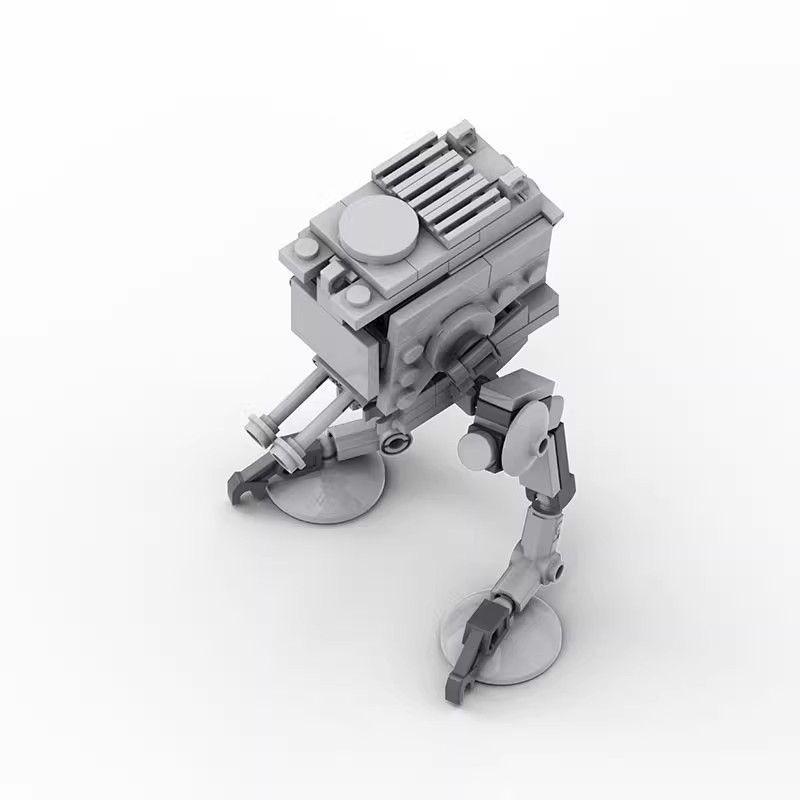Space Series Movies Model Moc All Terrain Scout Transport Machine Building Blocks Toys Ornaments Diy Assembly Gift For Kids