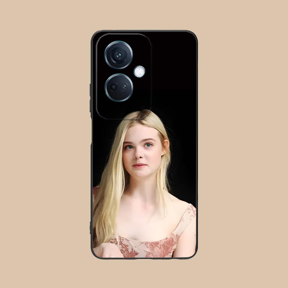 Elle Fanning Matte TPU Mobile Phone Case for OPPO Find X9 X8 X7 X6 X5 X3 X2 Plus S Pro Ultra Lite Colorful Printing Cover