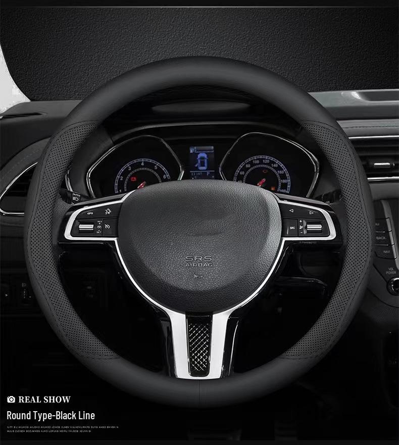 Vier Jahreszeiten Universal Lenkradbezug - Klassisch, stilvoll und reißfestes Autoinnenraumzubehör.