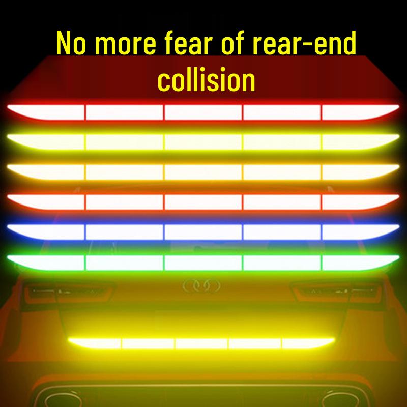 Reflective Rear Trunk Car Anti-Collision Warning Sticker